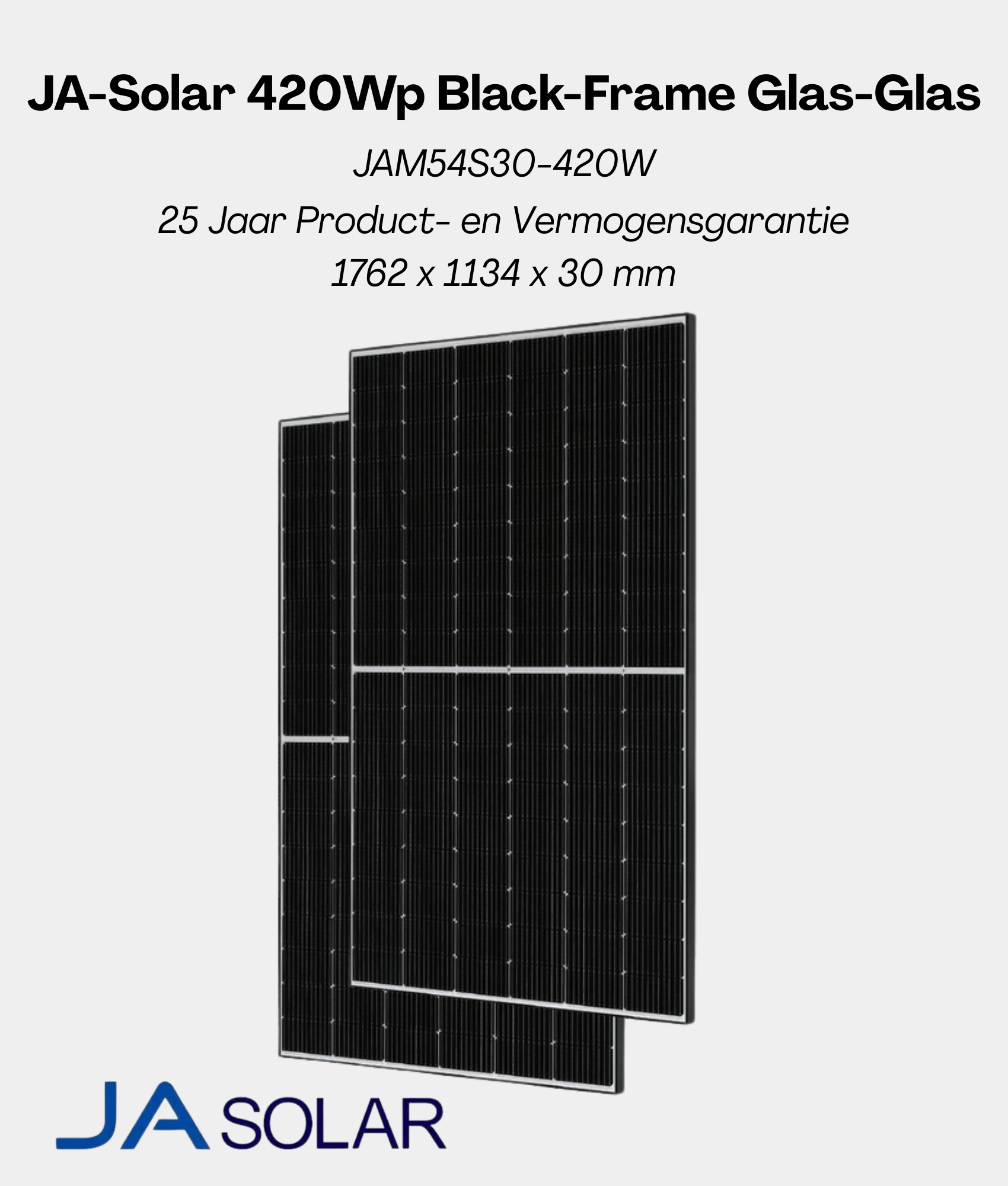 Hoymiles Plug & Play Zonnepaneel Systeem – 4 Panelen (incl. micro-omvormer, bekabeling & onderconstructie